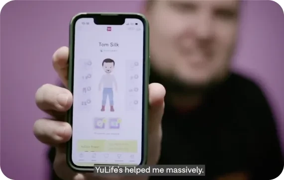 The avatar as released inside the YuLife product